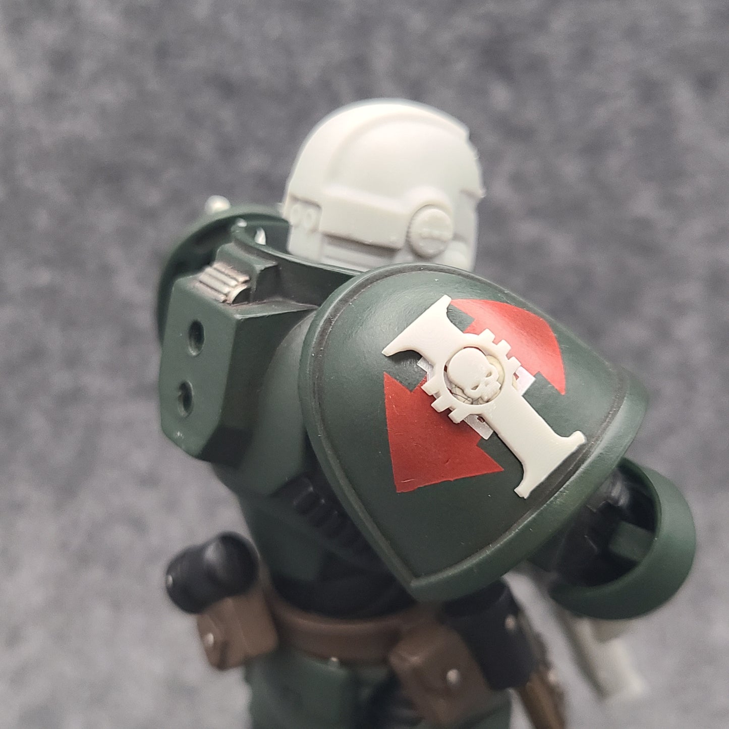 Inquisition Shoulder Pad Decal V2 for JoyToy Grimdark Marine Action Figures Custom 1:18th Scale Parts