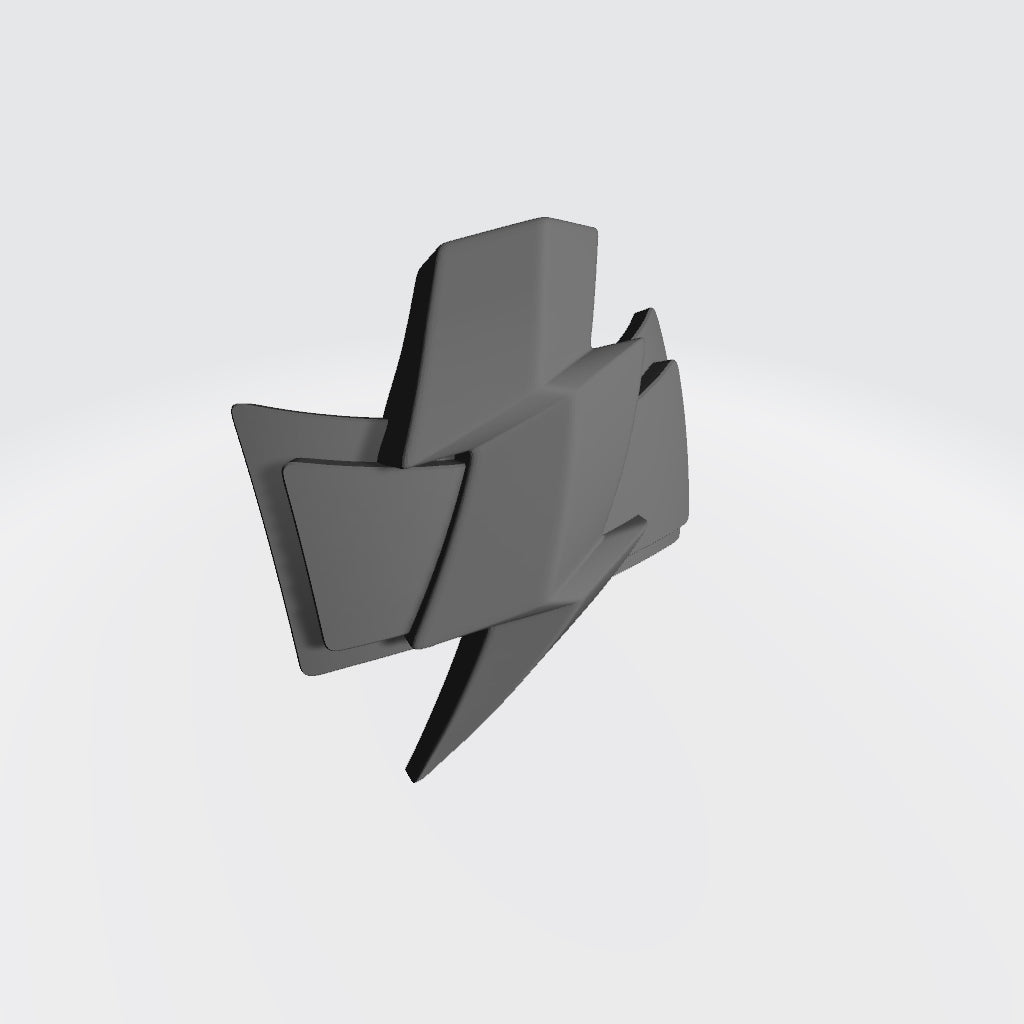 White Scars 3D Shoulder Pad decal for JoyToy Space Marine Action Figures Custom 1:18th Scale Parts