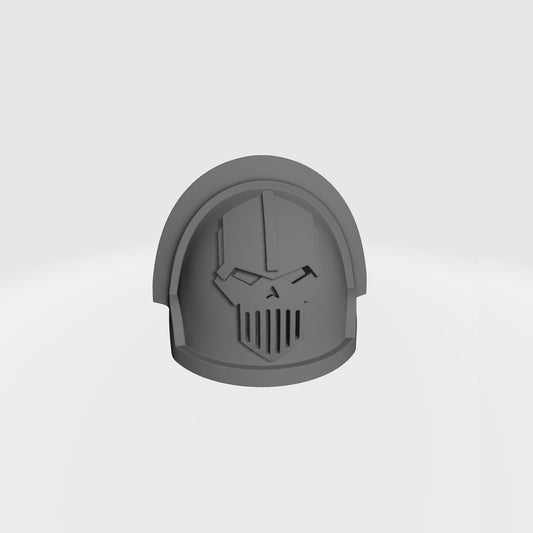 18th Scale Armory JoyToy Shoulder Pad Iron Warriors Legion MKVII Power Armour Notched Vambrance