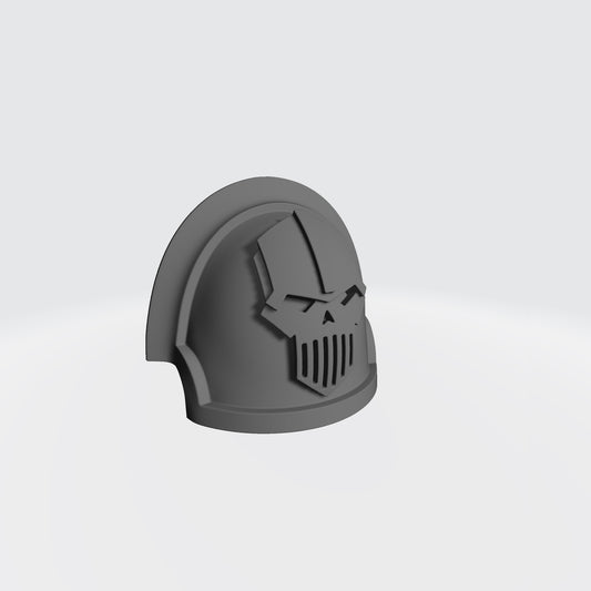 18th Scale Armory JoyToy Shoulder Pad Iron Warriors Legion MKVII Power Armour Notched Vambrance  Right Angle