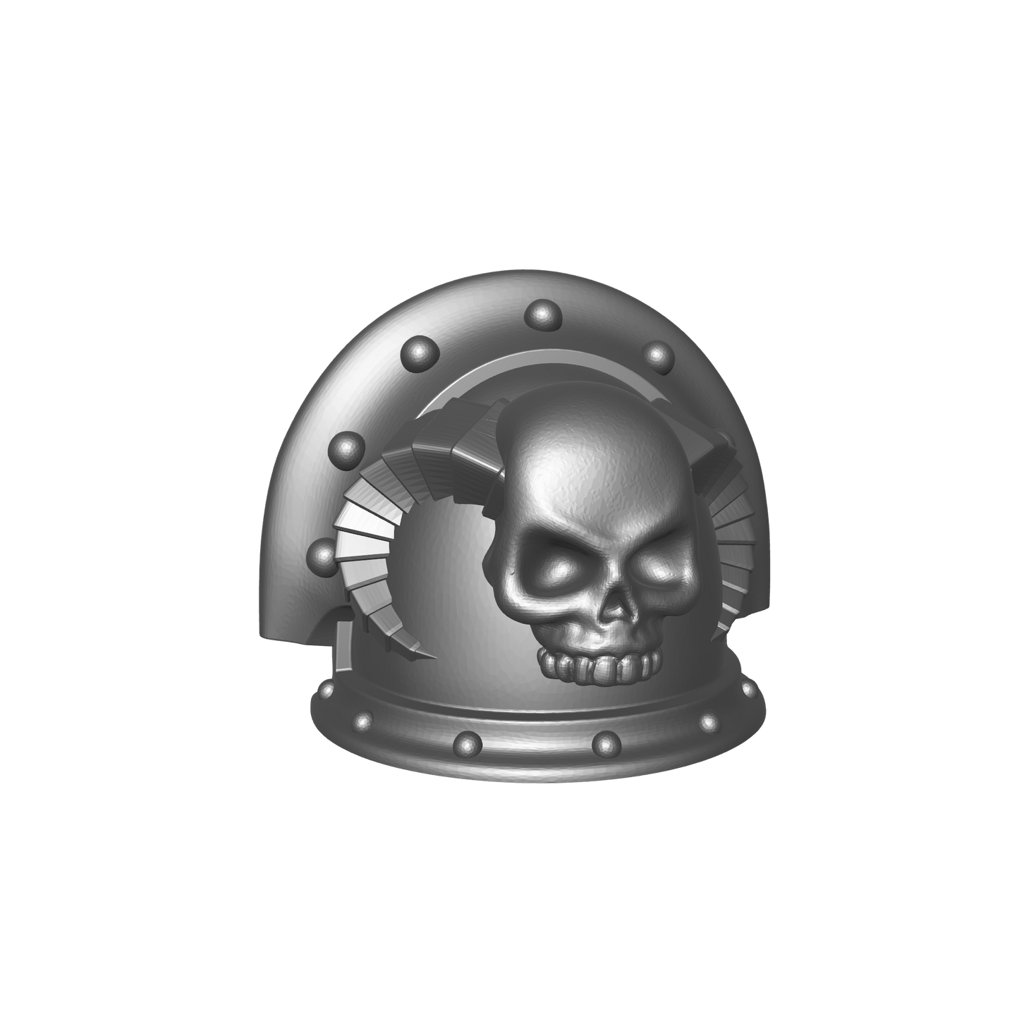Librarian Grand Psyker MKIII Shoulder Pad Full Double Rivets for JoyToy Space Marine Action Figures 1:18th Scale Custom Parts