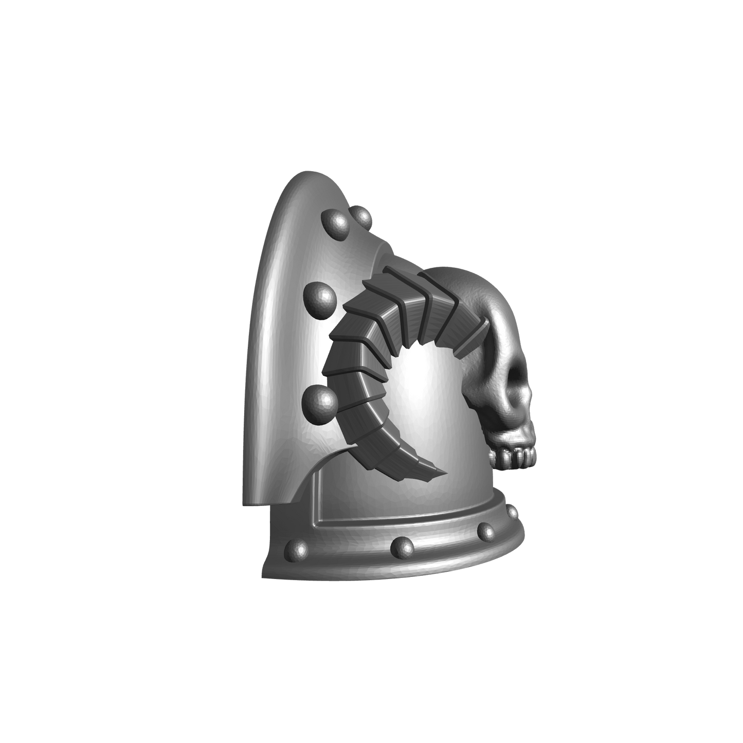 Librarian Grand Psyker MKIII Shoulder Pad Full Double Rivets for JoyToy Space Marine Action Figures 1:18th Scale Custom Parts