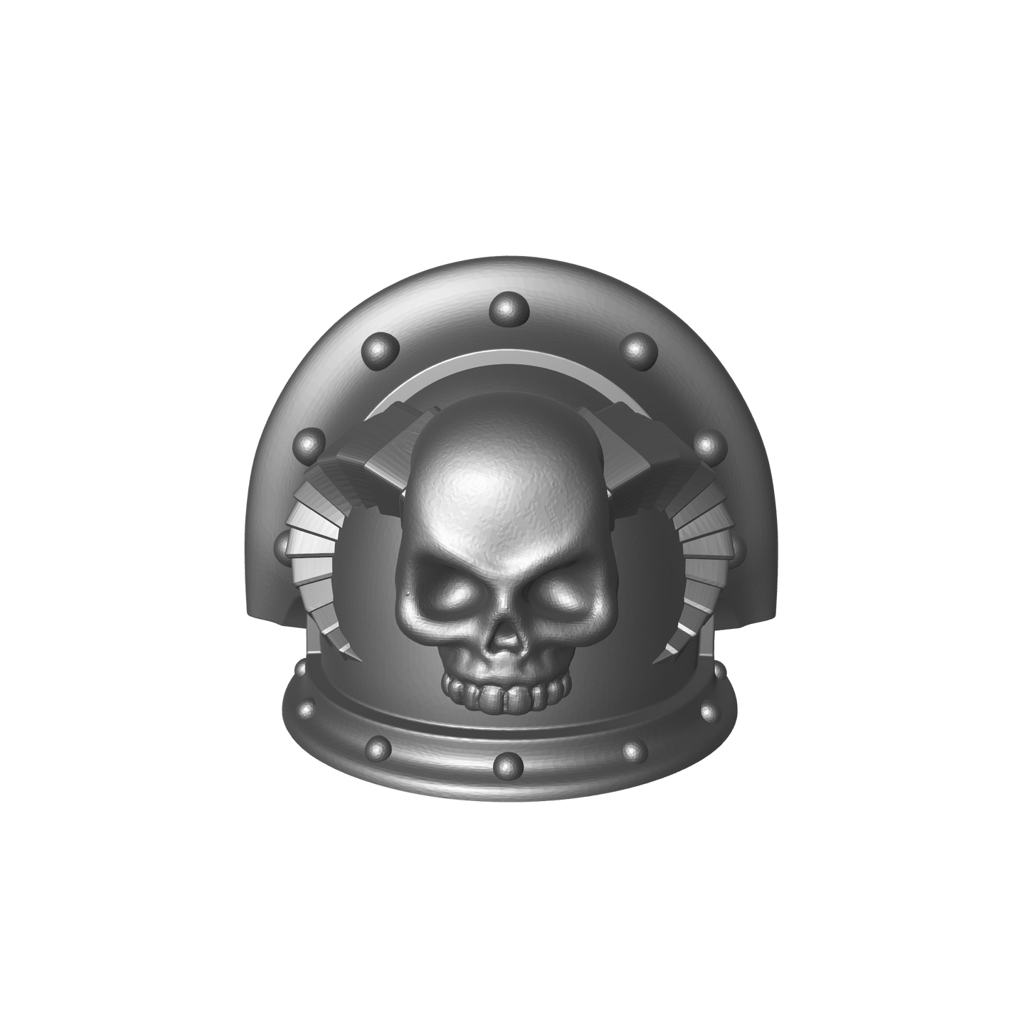Librarian Grand Psyker MKIII Shoulder Pad Full Double Rivets for JoyToy Space Marine Action Figures 1:18th Scale Custom Parts