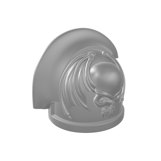 Custom Night Lords Space Marine Legion MKIII with 3 Quarter Ridge Shoulder Pad for JoyToy Traitor Legion Action Figures