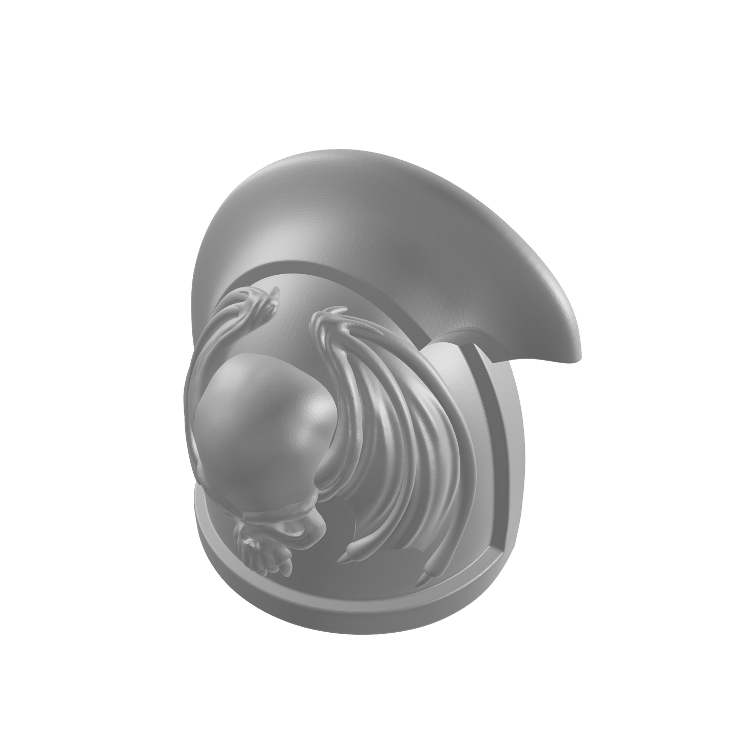 Custom Night Lords Space Marine Legion MKIII with 3 Quarter Ridge Shoulder Pad for JoyToy Traitor Legion Action Figures