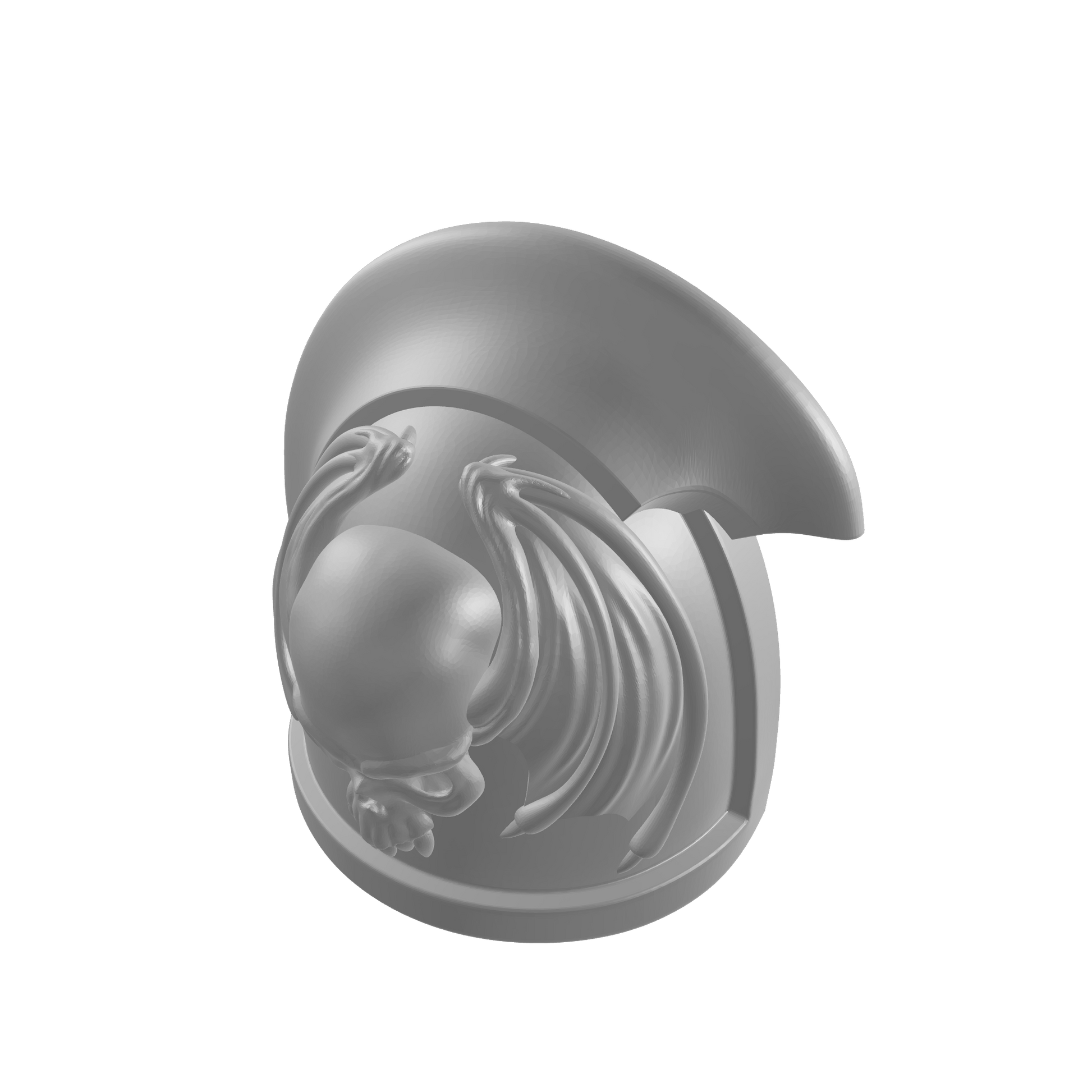 Custom Night Lords Space Marine Legion MKIII with 3 Quarter Ridge Shoulder Pad for JoyToy Traitor Legion Action Figures