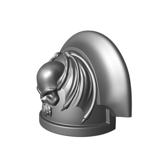 Night Lords Space Marine Legion MKIII with 3 Quarter Ridge Shoulder Pad RT for JoyToy Traitor Legion Action Figures