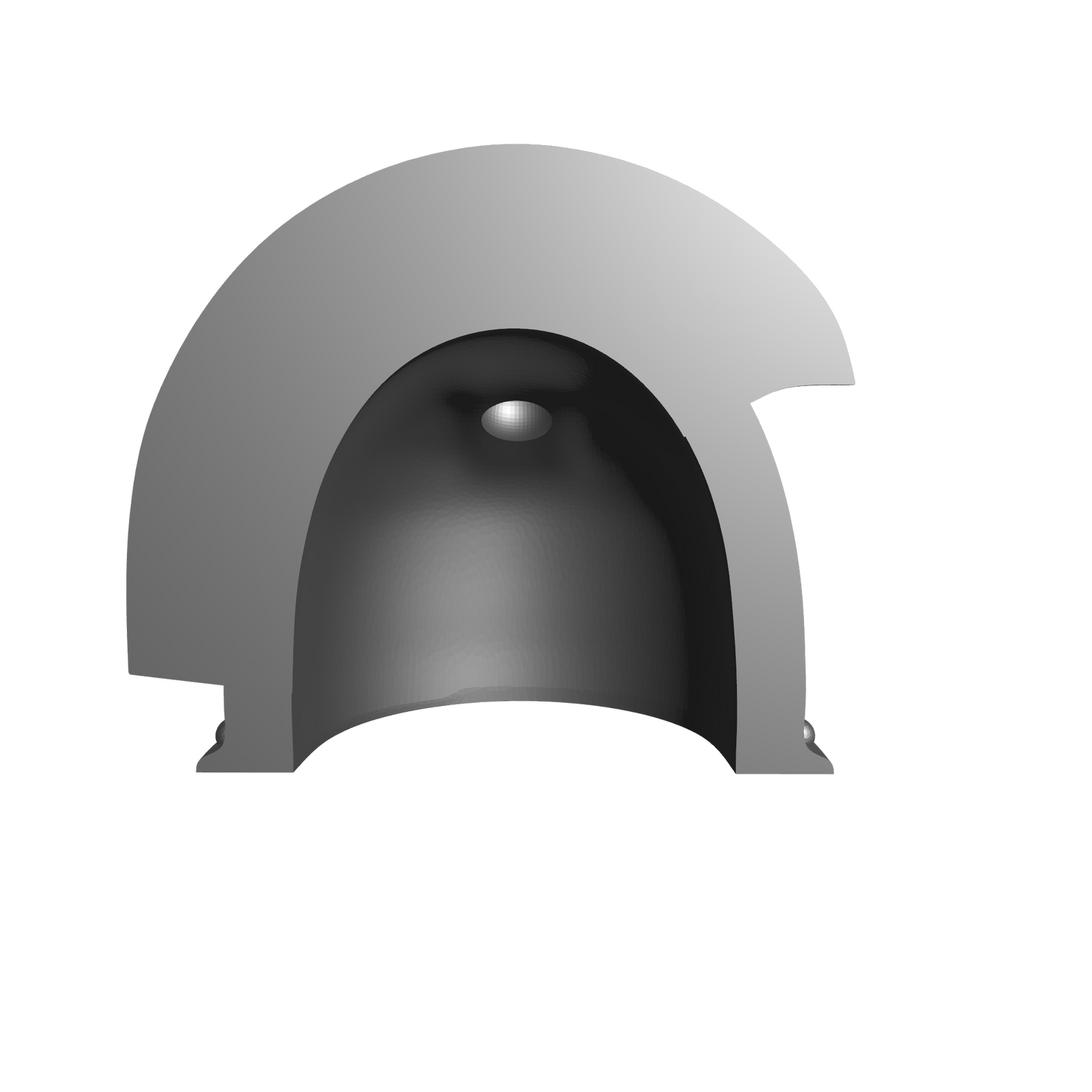 Night Lords Space Marine Legion MKIII Shoulder Pad 3 Quarter Studded (with two Rivets) Sword Breaker RT for JoyToy Traitor Legion Action Figures