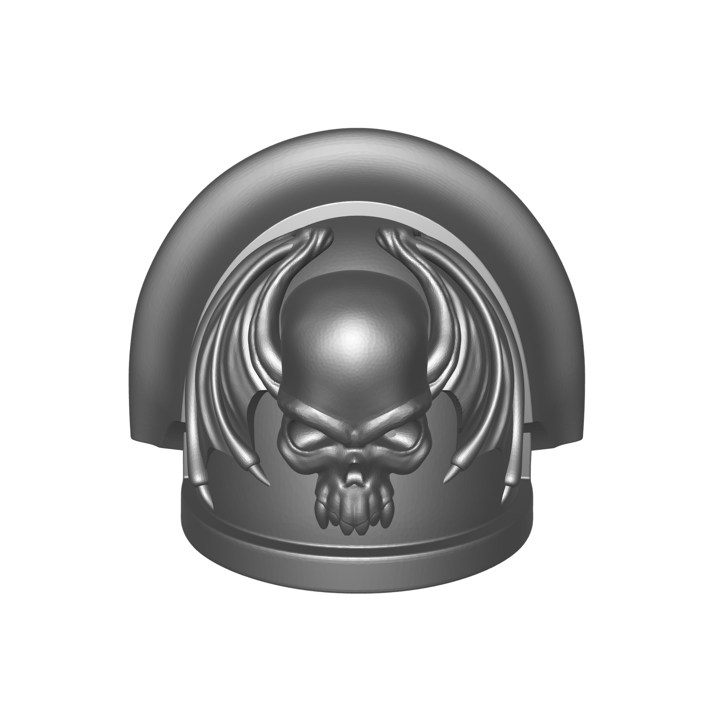 Night Lords Space Marine Legion MKIII Shoulder Pad with Full Sword Breaker for JoyToy Traitor Legion Action Figures