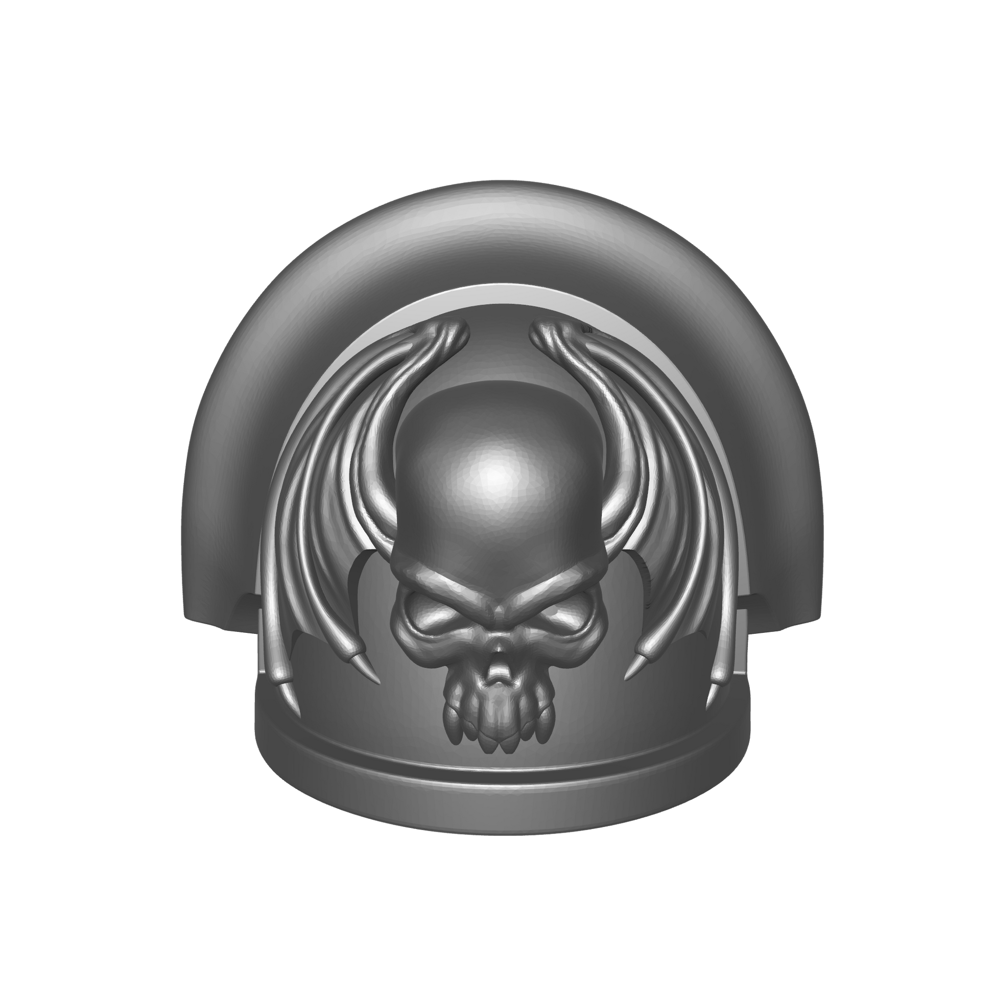 Night Lords Space Marine Legion MKIII Shoulder Pad with Full Sword Breaker for JoyToy Traitor Legion Action Figures