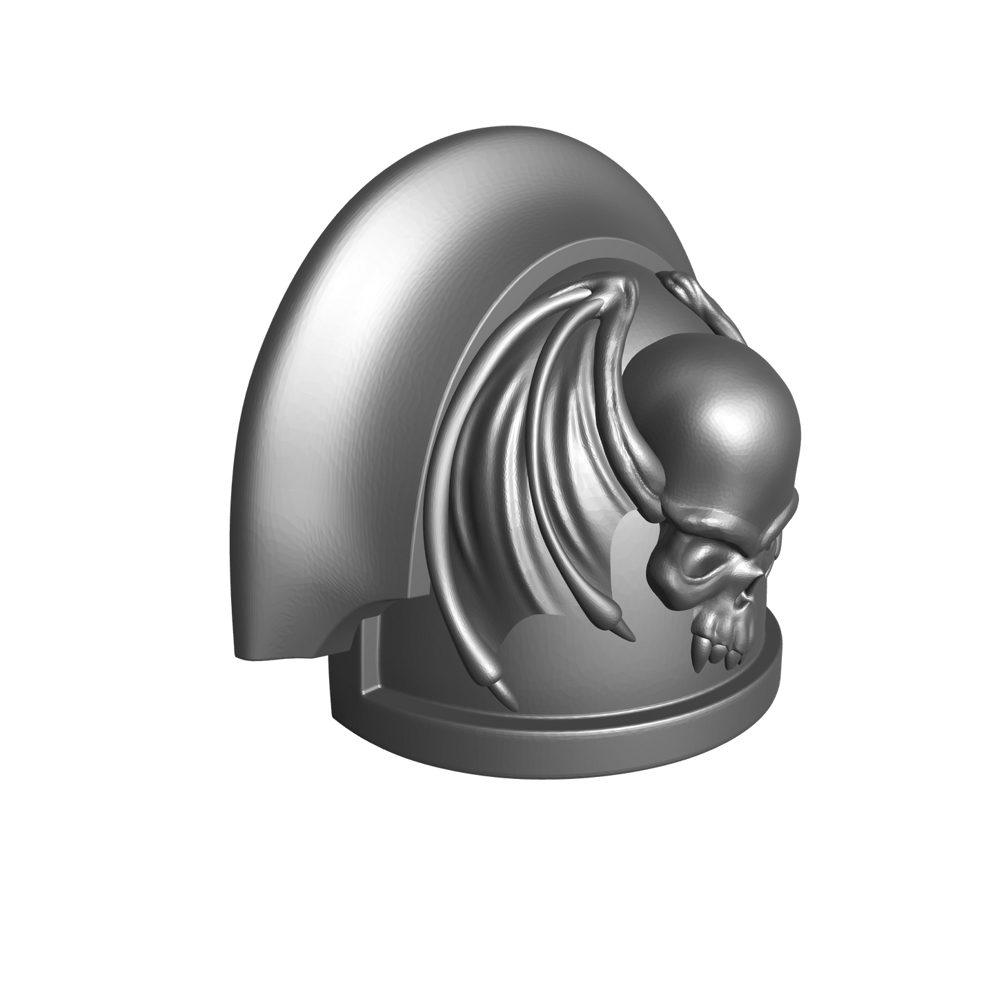 Night Lords Space Marine Legion MKIII Shoulder Pad with Full Sword Breaker for JoyToy Traitor Legion Action Figures