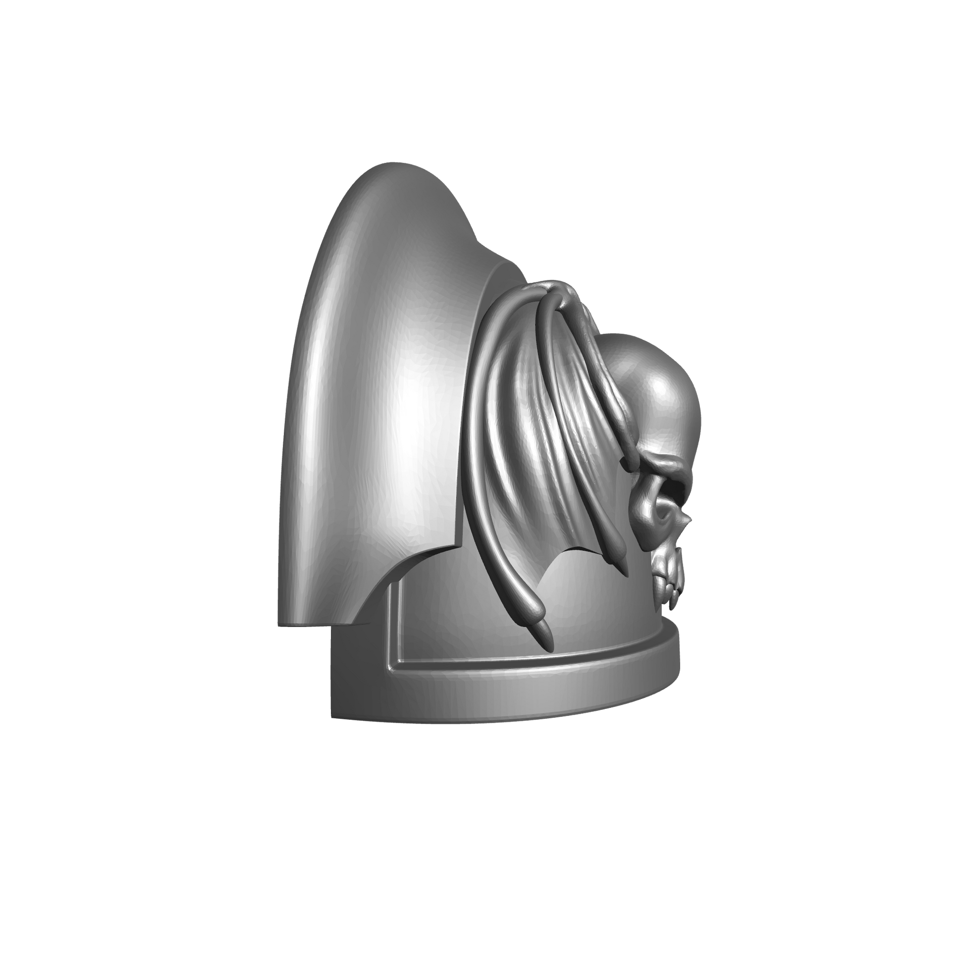 Night Lords Space Marine Legion MKIII Shoulder Pad with Full Sword Breaker for JoyToy Traitor Legion Action Figures