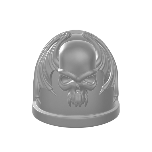 Night Lords Space Marine MKIV Shoulder Pad for JoyToy Traitor Legion Action Figures