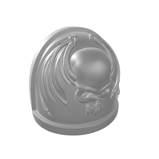 Night Lords Space Marine MKIV Shoulder Pad for JoyToy Traitor Legion Action Figures