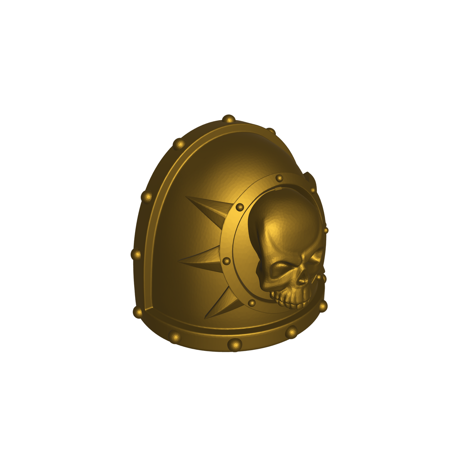 Death Guard Legion MKVII Shoulder Pad Pre 03 for JoyToy Loyal Marine Action Figures Custom 1:18th Scale Pauldron