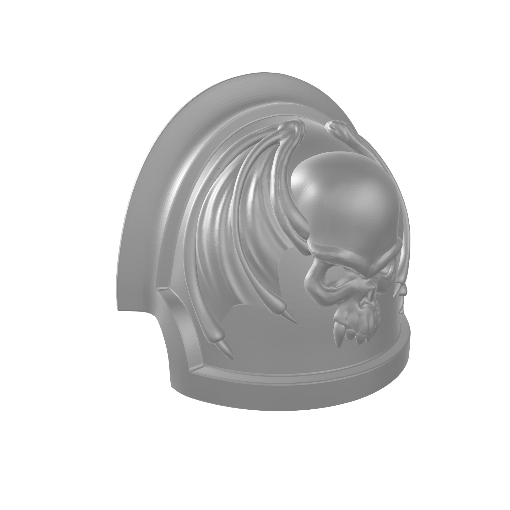 Custom Space Marine Night Lords Legion MKVII Notched Thin Shoulder Pad for JoyToy Traitor Marine Action Figures