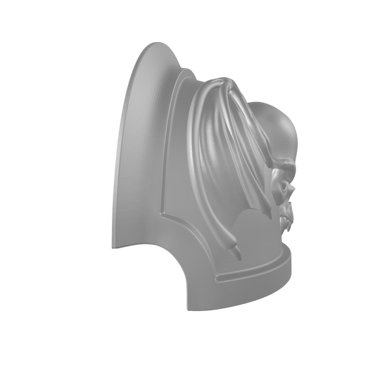 Custom Space Marine Night Lords Legion MKVII Notched Thin Shoulder Pad for JoyToy Traitor Marine Action Figures