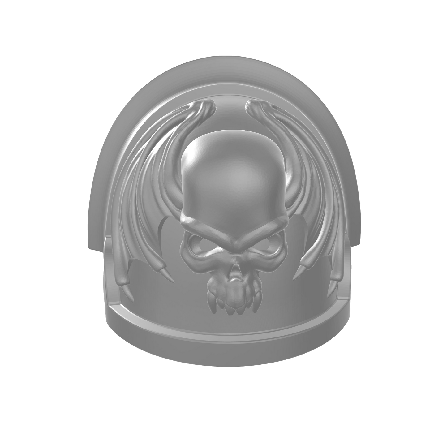 Custom Space Marine Night Lords Legion MKVII Notched Thin Shoulder Pad for JoyToy Traitor Marine Action Figures