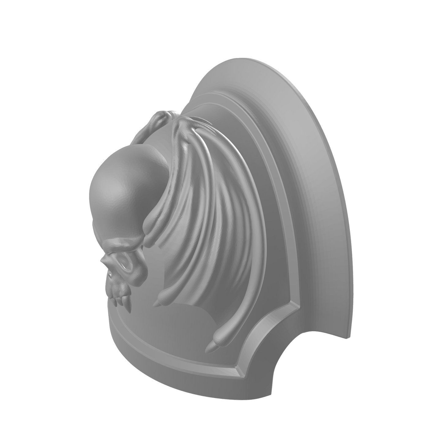 Custom Space Marine Night Lords Legion MKVII Notched Thin Shoulder Pad for JoyToy Traitor Marine Action Figures