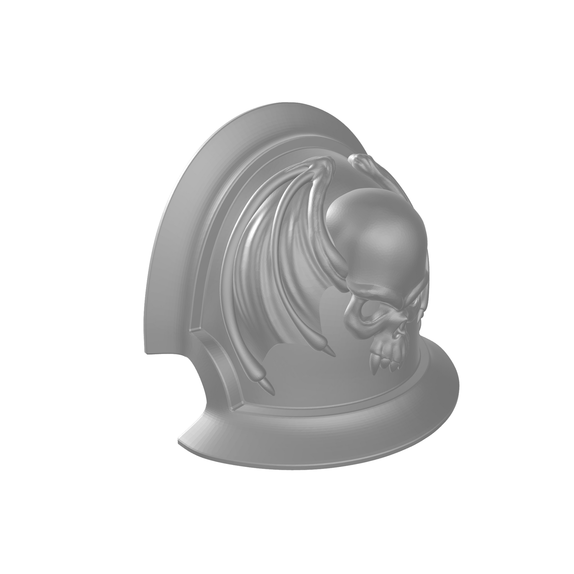 Custom Night Lords Space Marine MKVII Notched Thin 2 Shoulder Pad for JoyToy Traitor Marine Action Figures