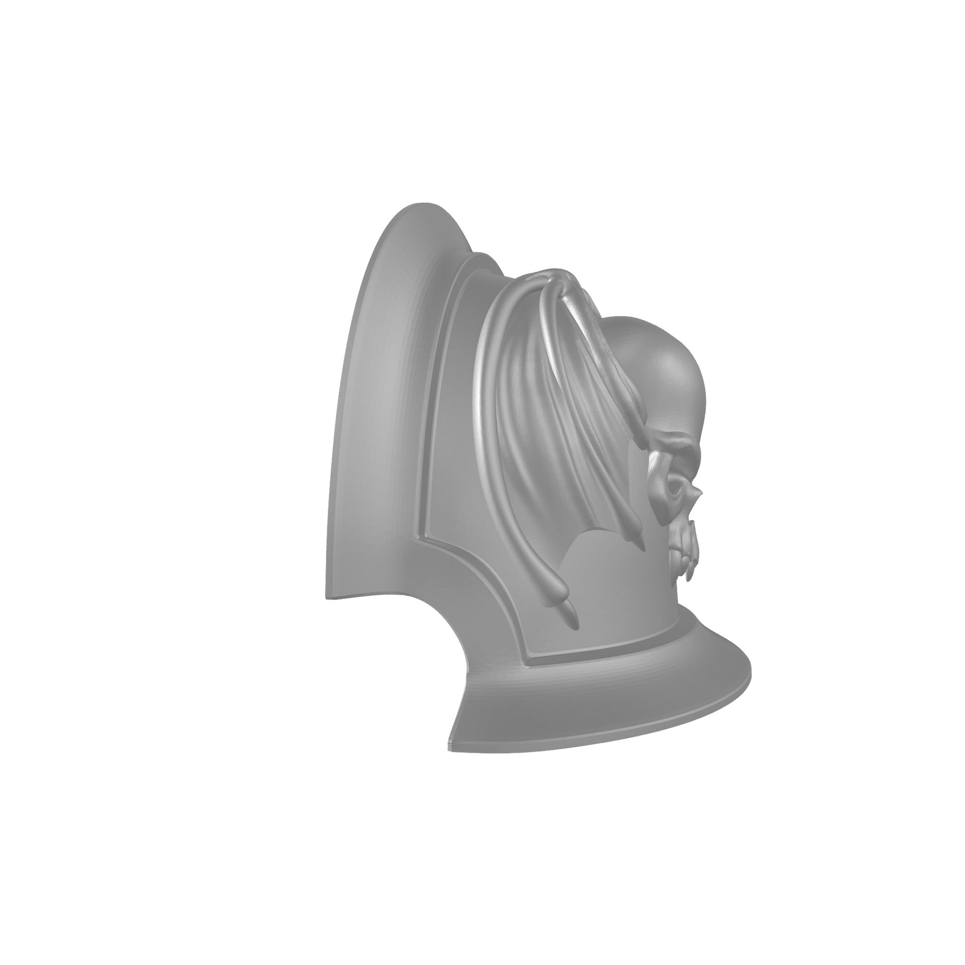 Custom Night Lords Space Marine MKVII Notched Thin 2 Shoulder Pad for JoyToy Traitor Marine Action Figures