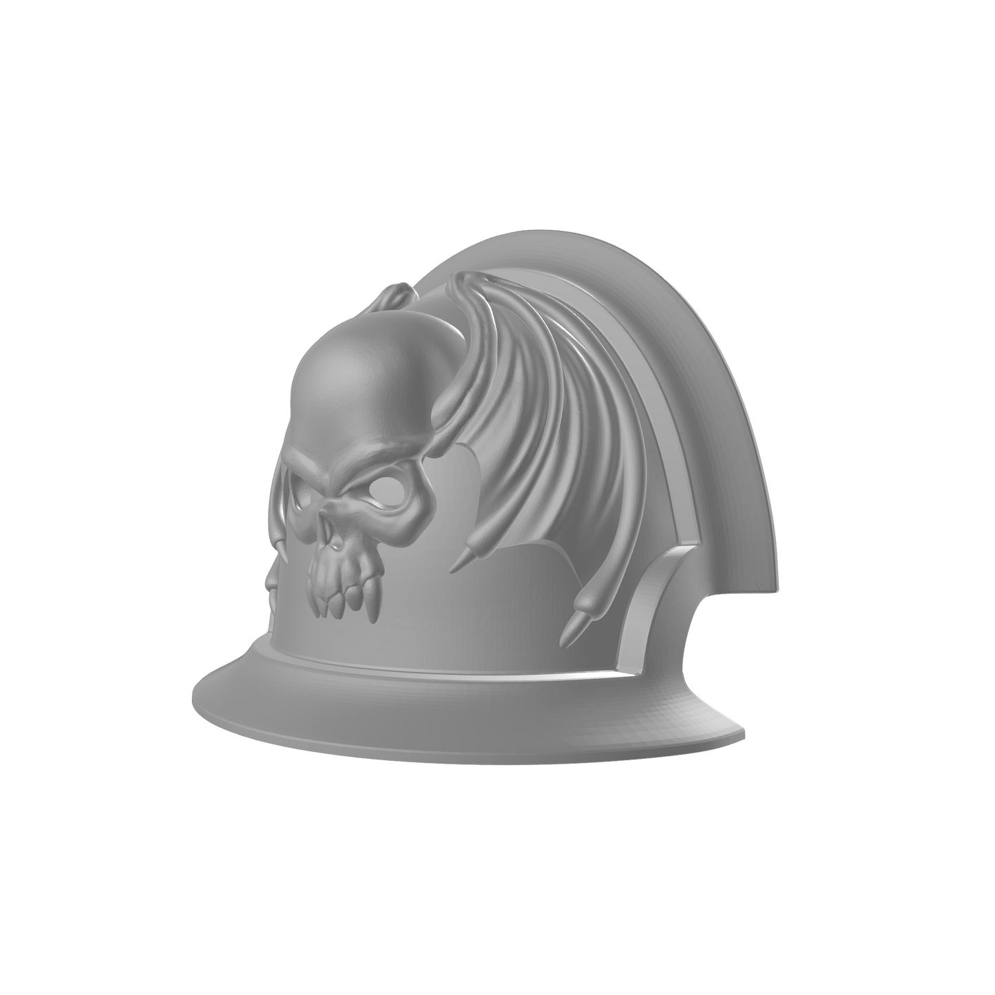 Custom Night Lords Space Marine MKVII Notched Thin 2 Shoulder Pad for JoyToy Traitor Marine Action Figures