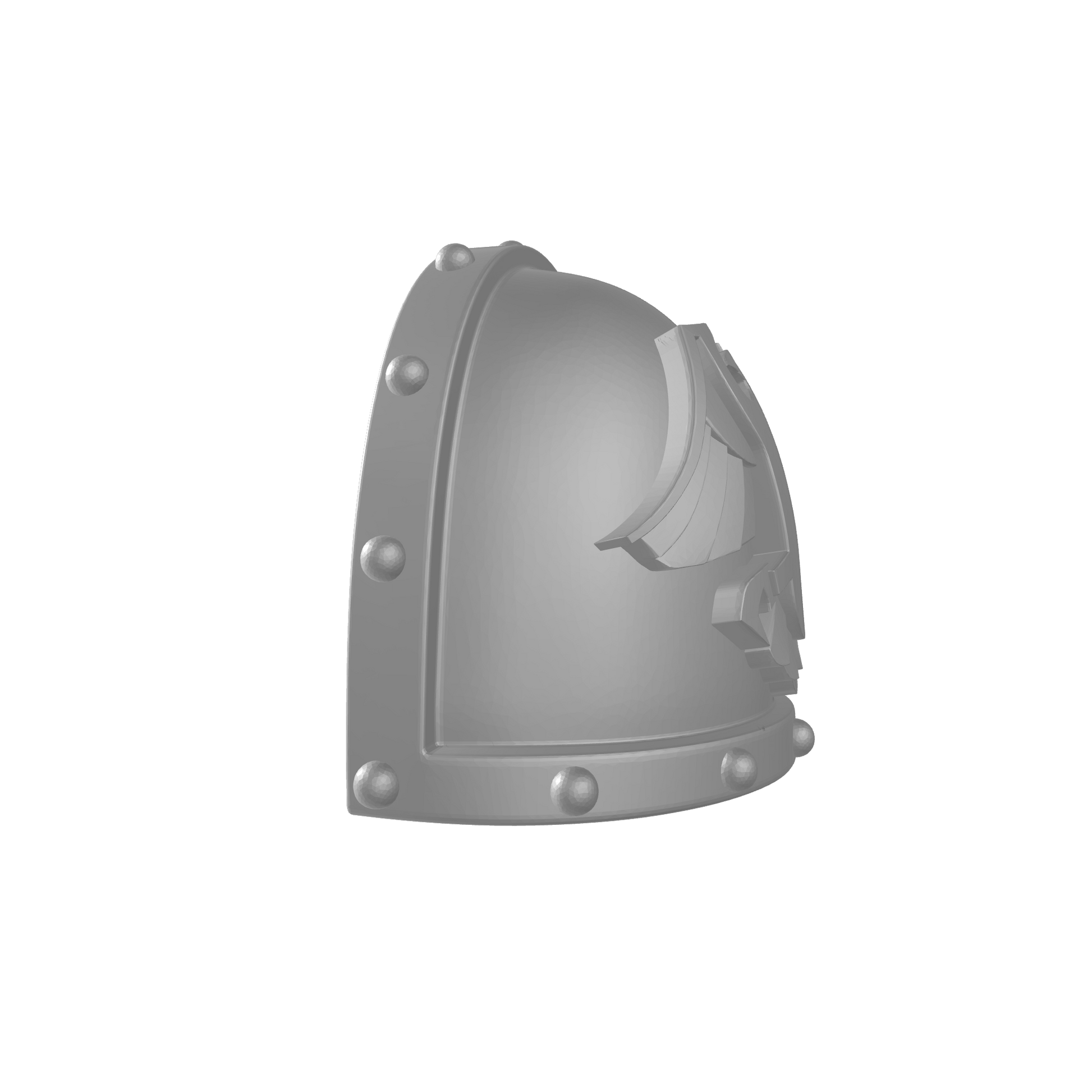 Raven Guard Legion MKVII Shoulder Pad Ver. 1 for JoyToy Space Marine Action Figures