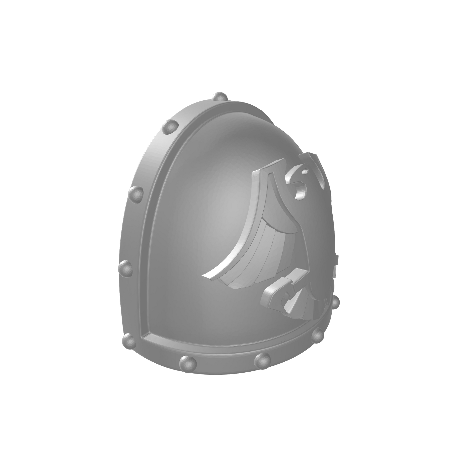 Raven Guard Legion MKVII Shoulder Pad Ver. 1 for JoyToy Space Marine Action Figures