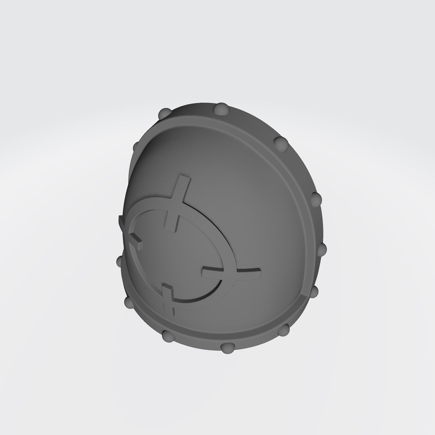 Marksman MKVII Shoulder Pad with Studs, and Crosshair for JoyToy Space Marine Action Figures