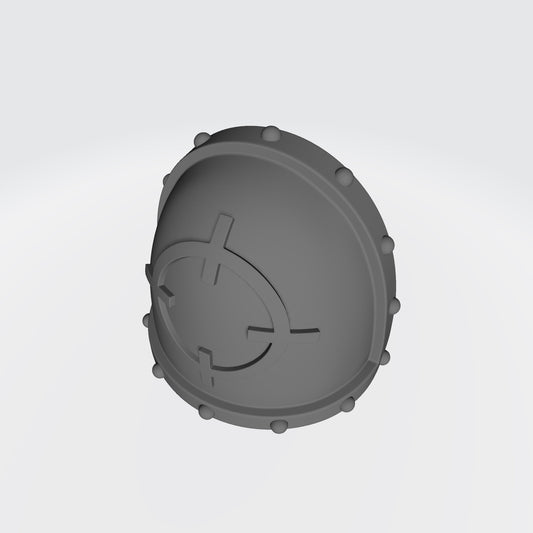 Marksman MKVII Shoulder Pad with Studs, and Crosshair for JoyToy Space Marine Action Figures
