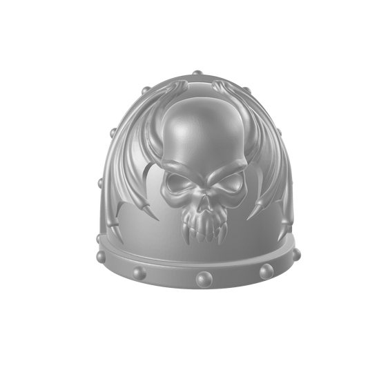 Night Terrors Legion MKVII Shoulder Pad for JoyToy Traitor Marine Action Figures