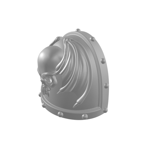 Night Terrors Legion MKVII Shoulder Pad for JoyToy Traitor Marine Action Figures