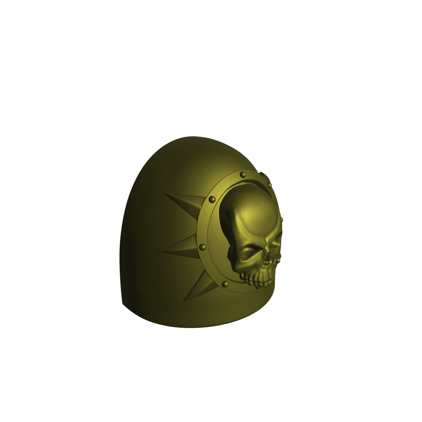 Death Guard Legion MKVI Shoulder Pad Pre 02 for JoyToy Loyal Marine Action Figures Custom 1:18th Scale Pauldron