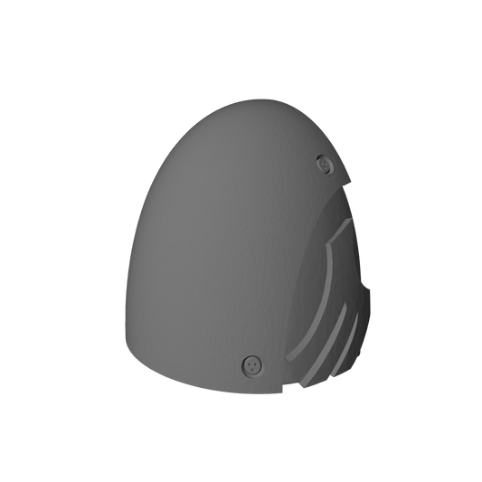 Custom Raven Guard MKVI Shoulder Pad 1a for JoyToy Space Marine Action Figures