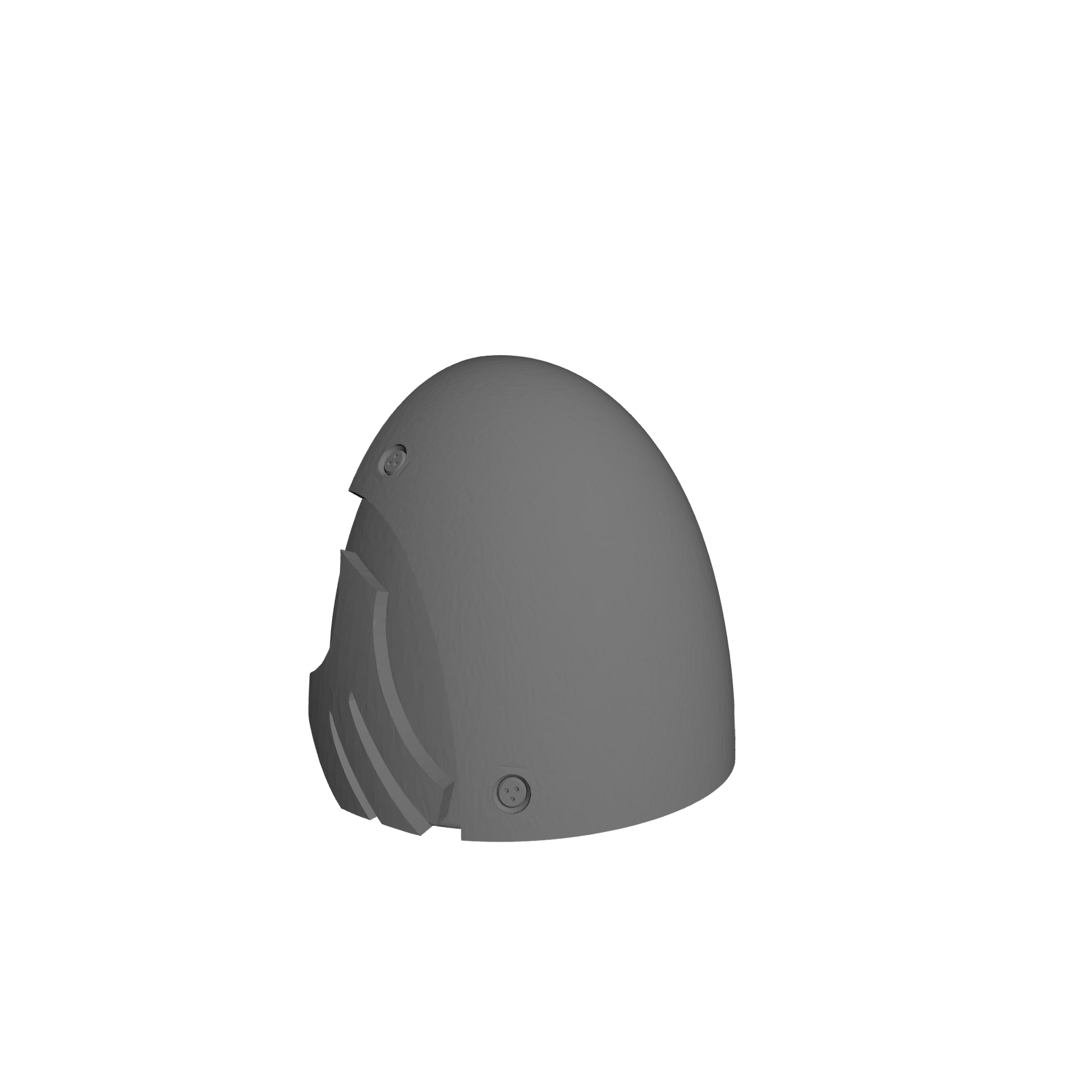 Custom Raven Guard MKVI Shoulder Pad 1b for JoyToy Space Marine Action Figures