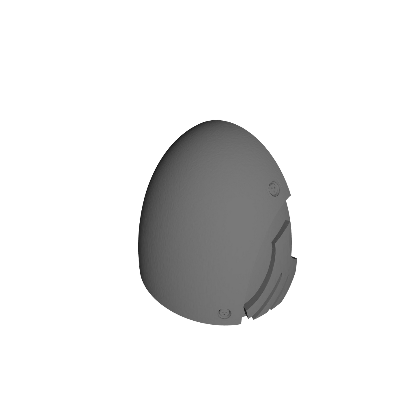 Custom Raven Guard MKVI Shoulder Pad 1b for JoyToy Space Marine Action Figures