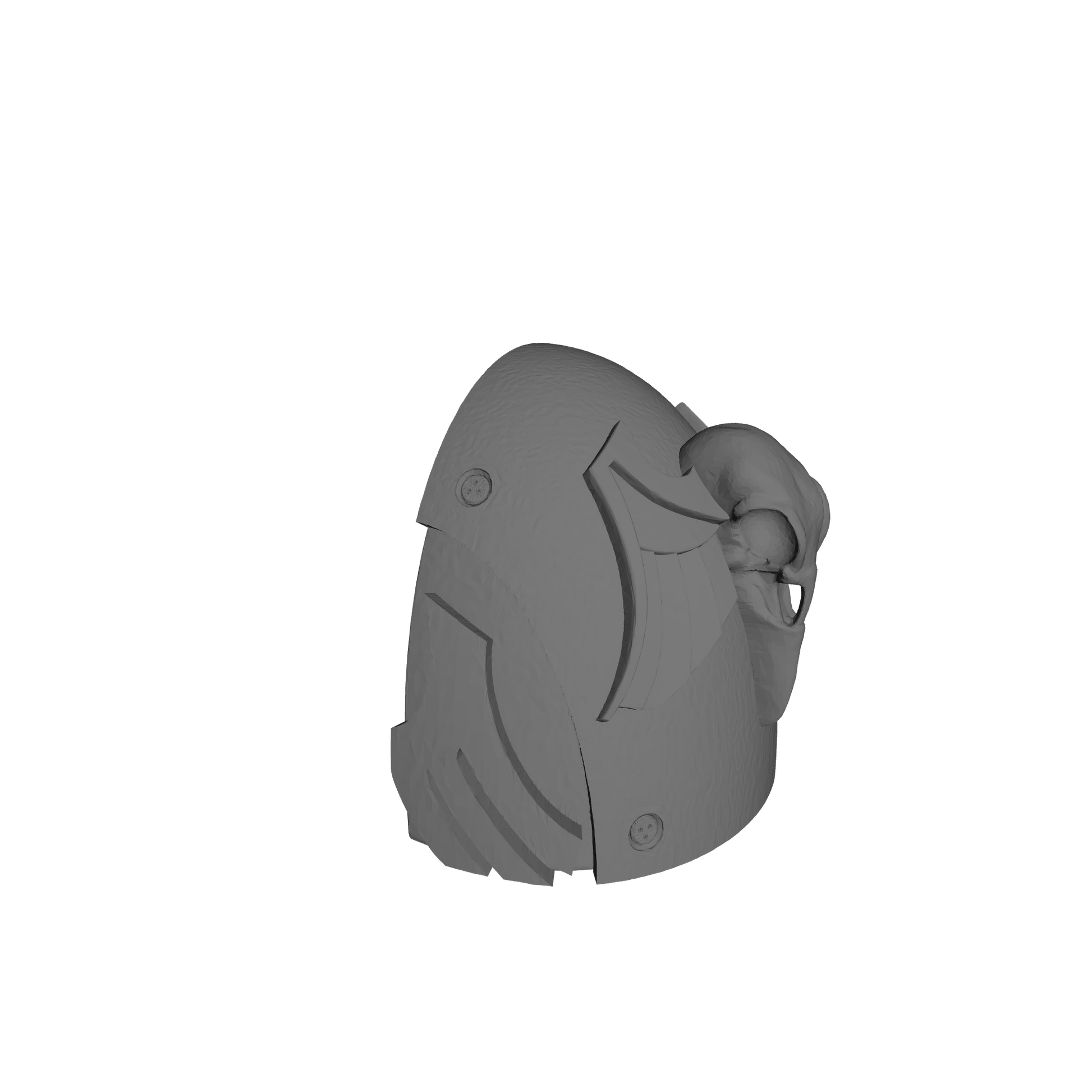 Custom Raven Guard MKVI Shoulder Pad Elite for JoyToy Space Marine Action Figures