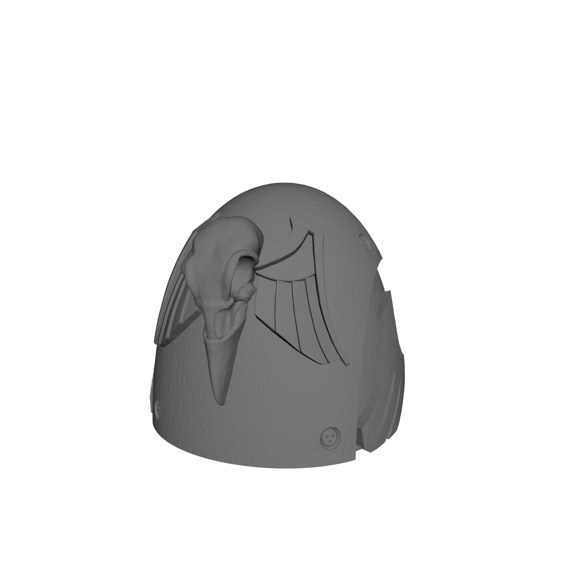 Custom Raven Guard MKVI Shoulder Pad Elite for JoyToy Space Marine Action Figures