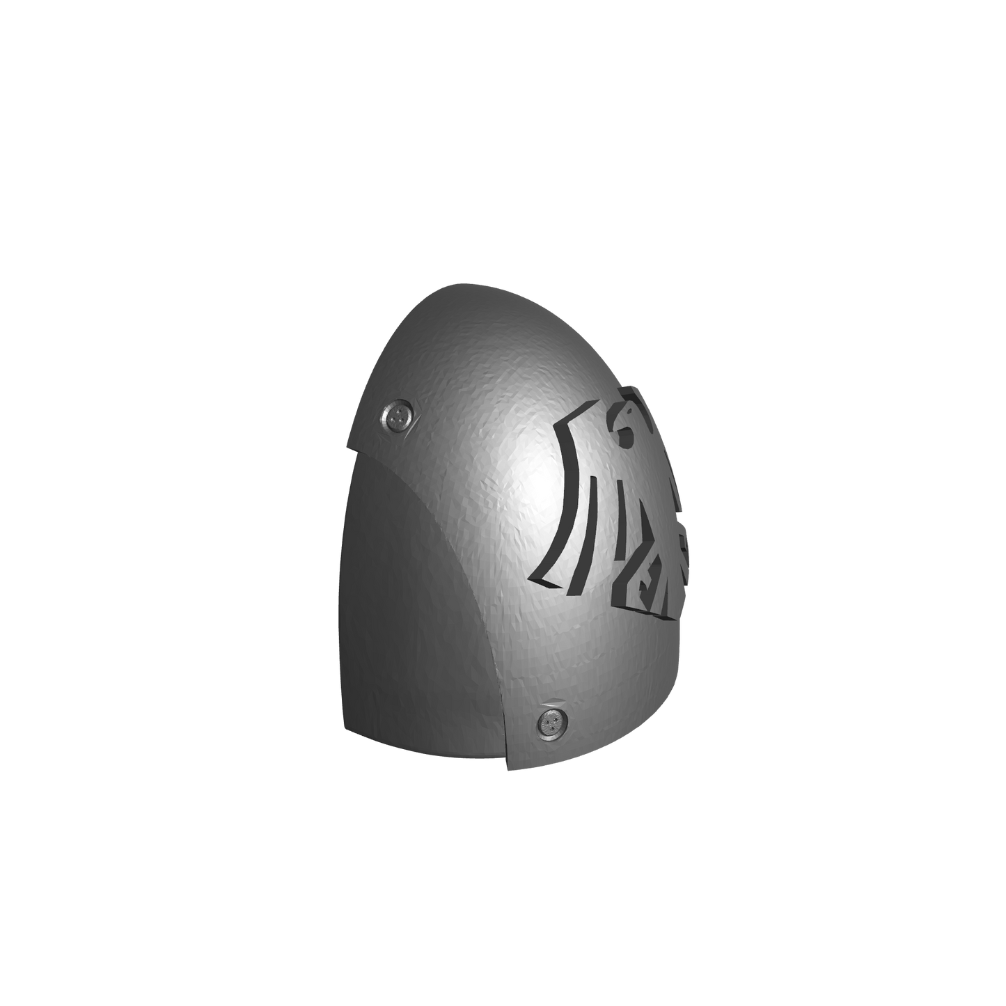 Custom Raven Guard MKVI Shoulder Pad Logo 2a for JoyToy Space Marine Action Figures