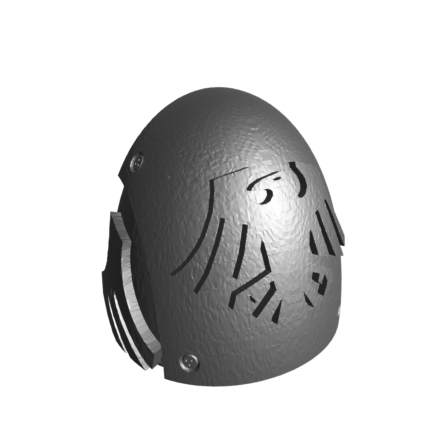 Custom Raven Guard MKVI Shoulder Pad Logo 2b for JoyToy Space Marine Action Figures