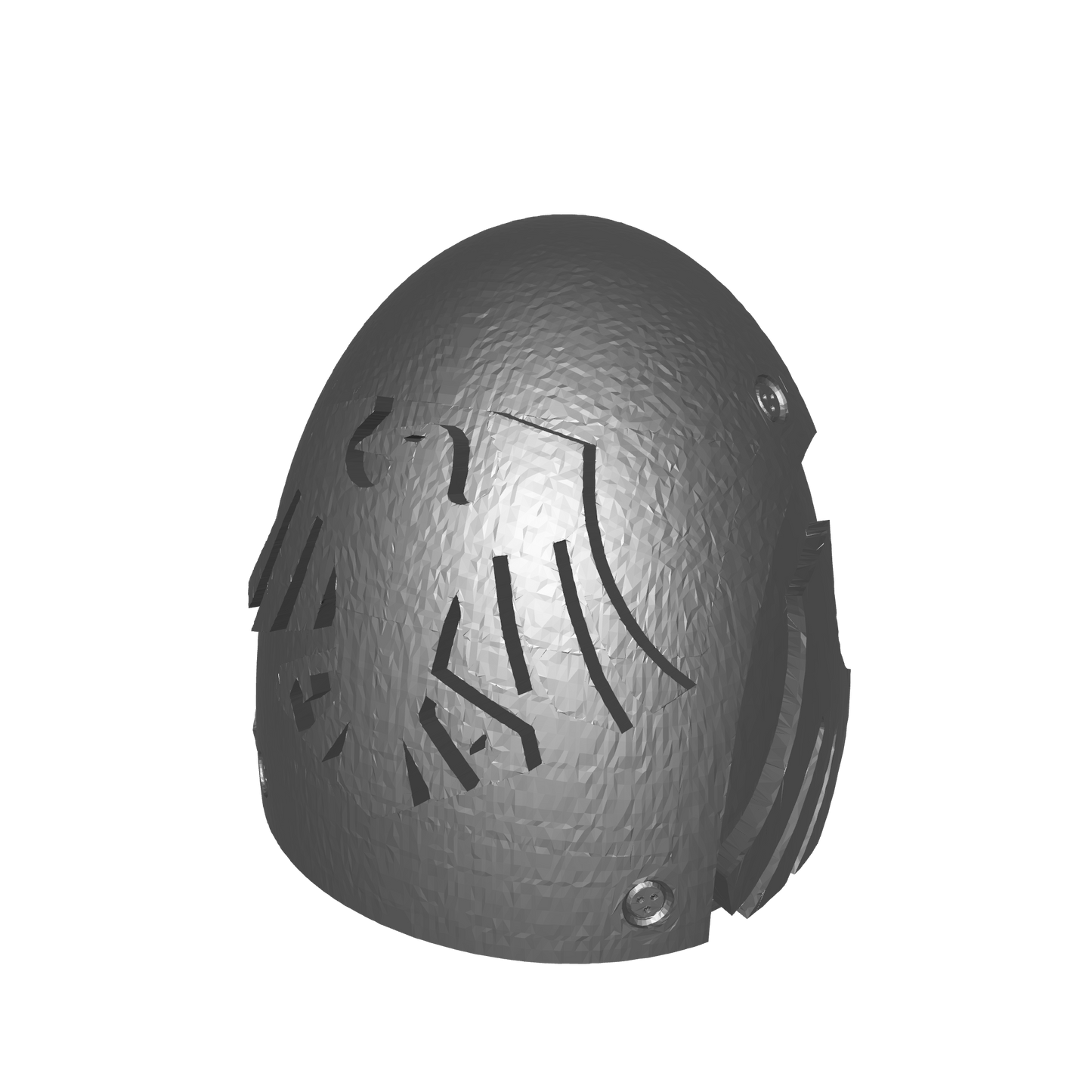 Custom Raven Guard MKVI Shoulder Pad Logo 2b for JoyToy Space Marine Action Figures