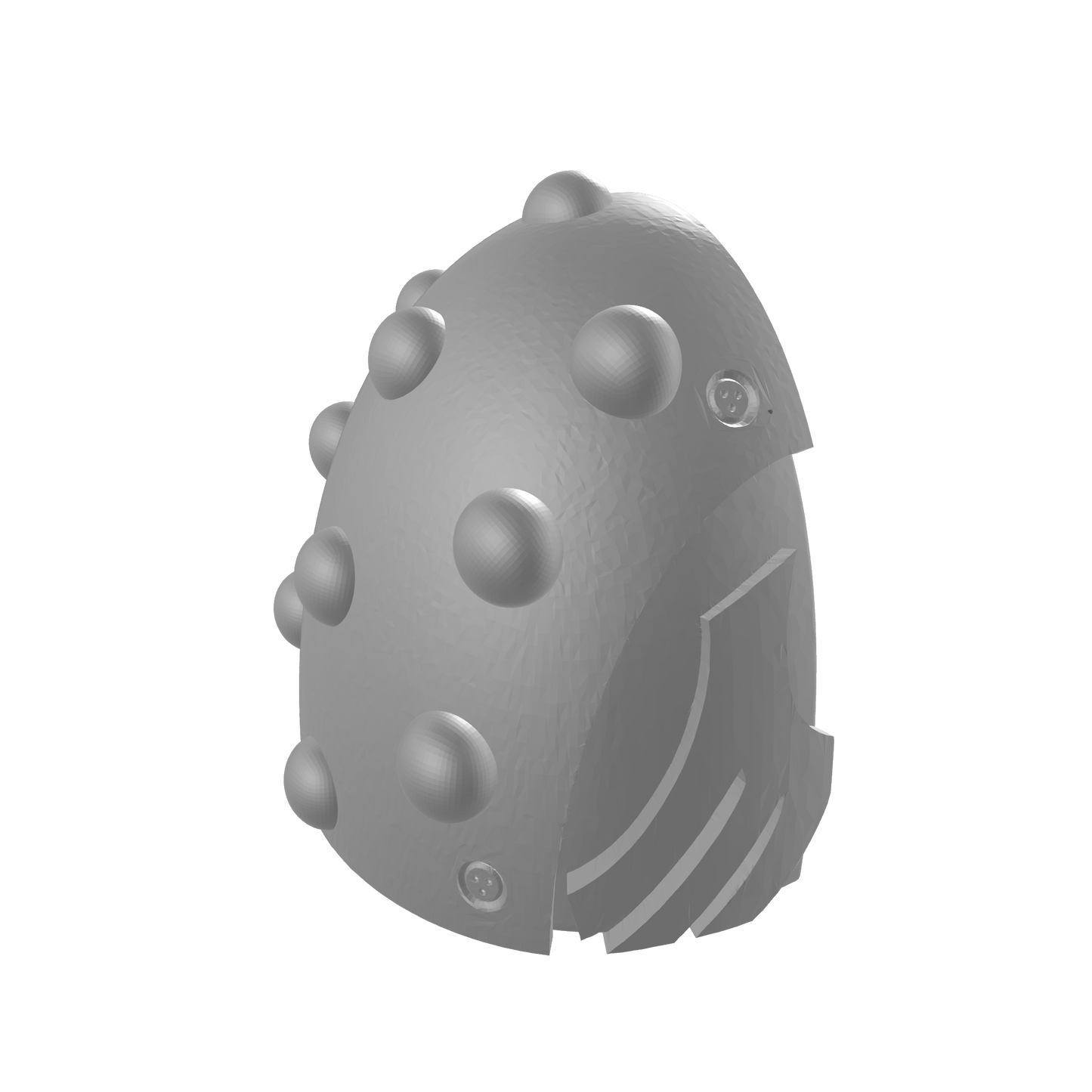 Custom Raven Guard MKVI Shoulder Pad Molecular Bonding Studs 1a for JoyToy Space Marine Action Figures