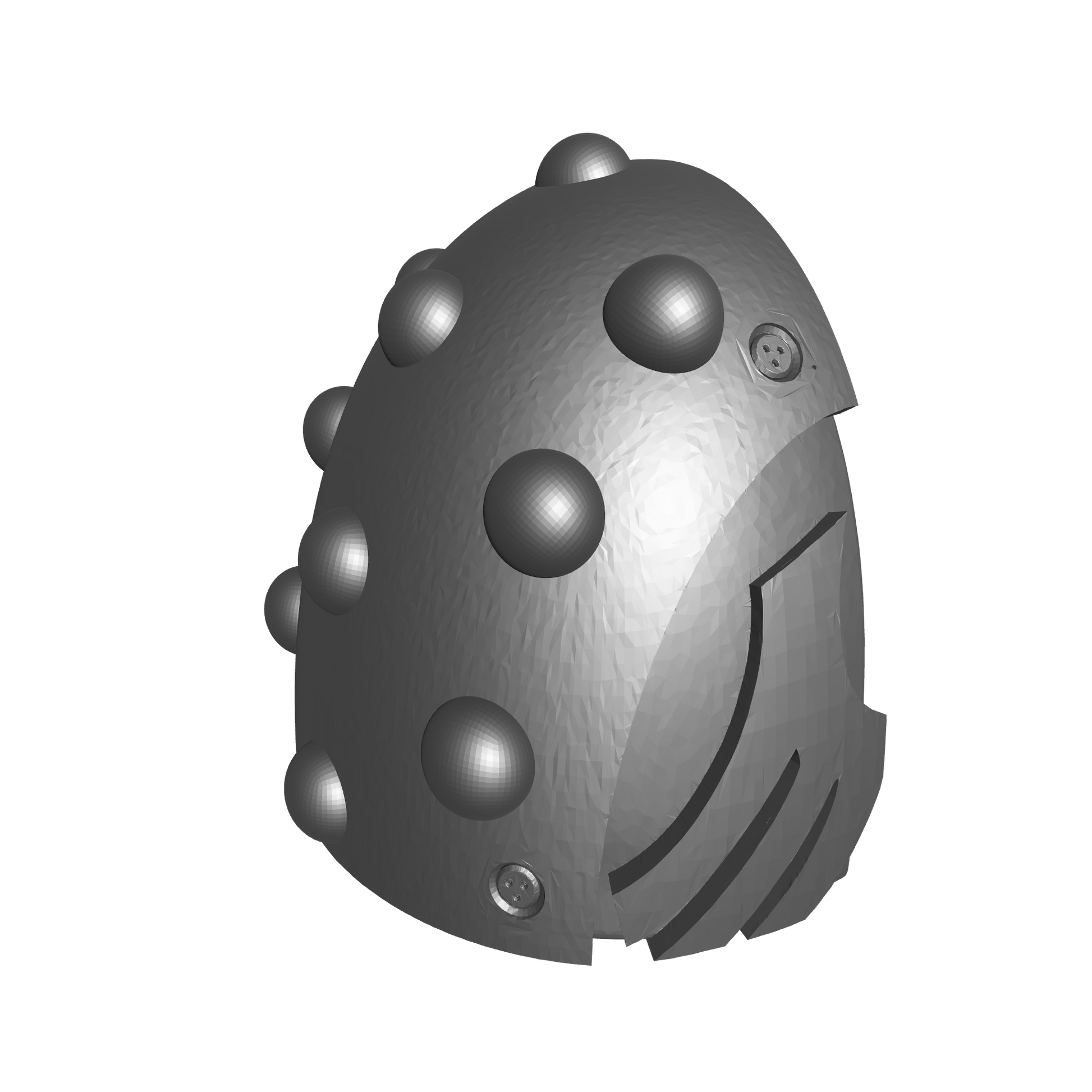 Custom Raven Guard MKVI Shoulder Pad Molecular Bonding Studs 1a for JoyToy Space Marine Action Figures