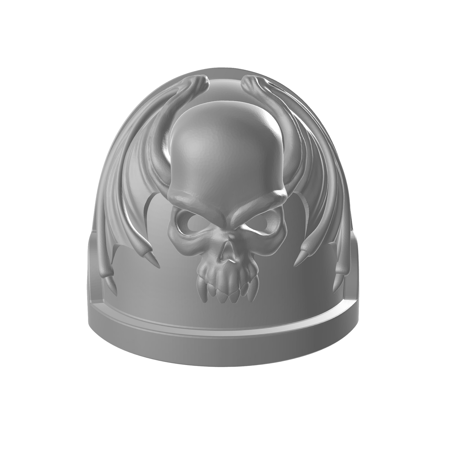 Custom Night Lords Space Marine 
 Legion MKX Notched (Stealth) Shoulder Pad for JoyToy Traitor Marine Action Figures