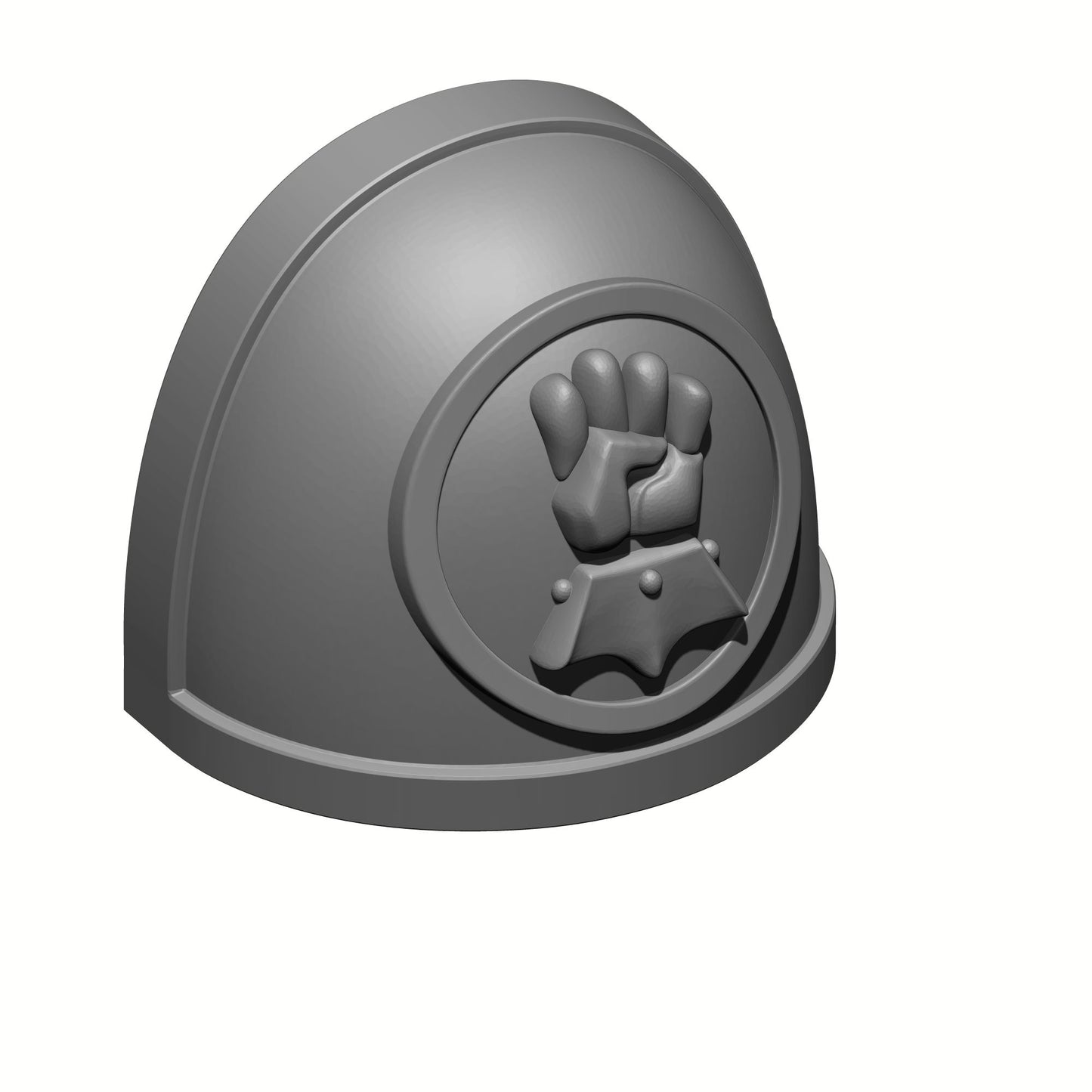 Monarch Fists Custom MK 4 Shoulder Pad compatible with JoyToy Battle Brother Marine Action Figures 1:18th Scale