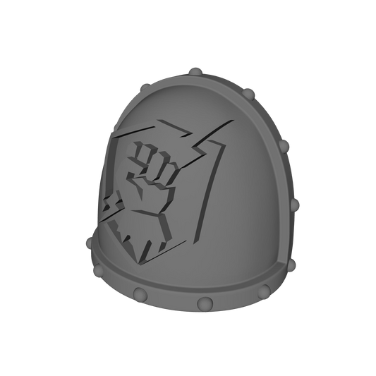 Monarch Fists Warrior Order Type 7 V.03-5 shoulder pad compatible with JoyToy 1:18 scale armored action figures custom resin pauldron
