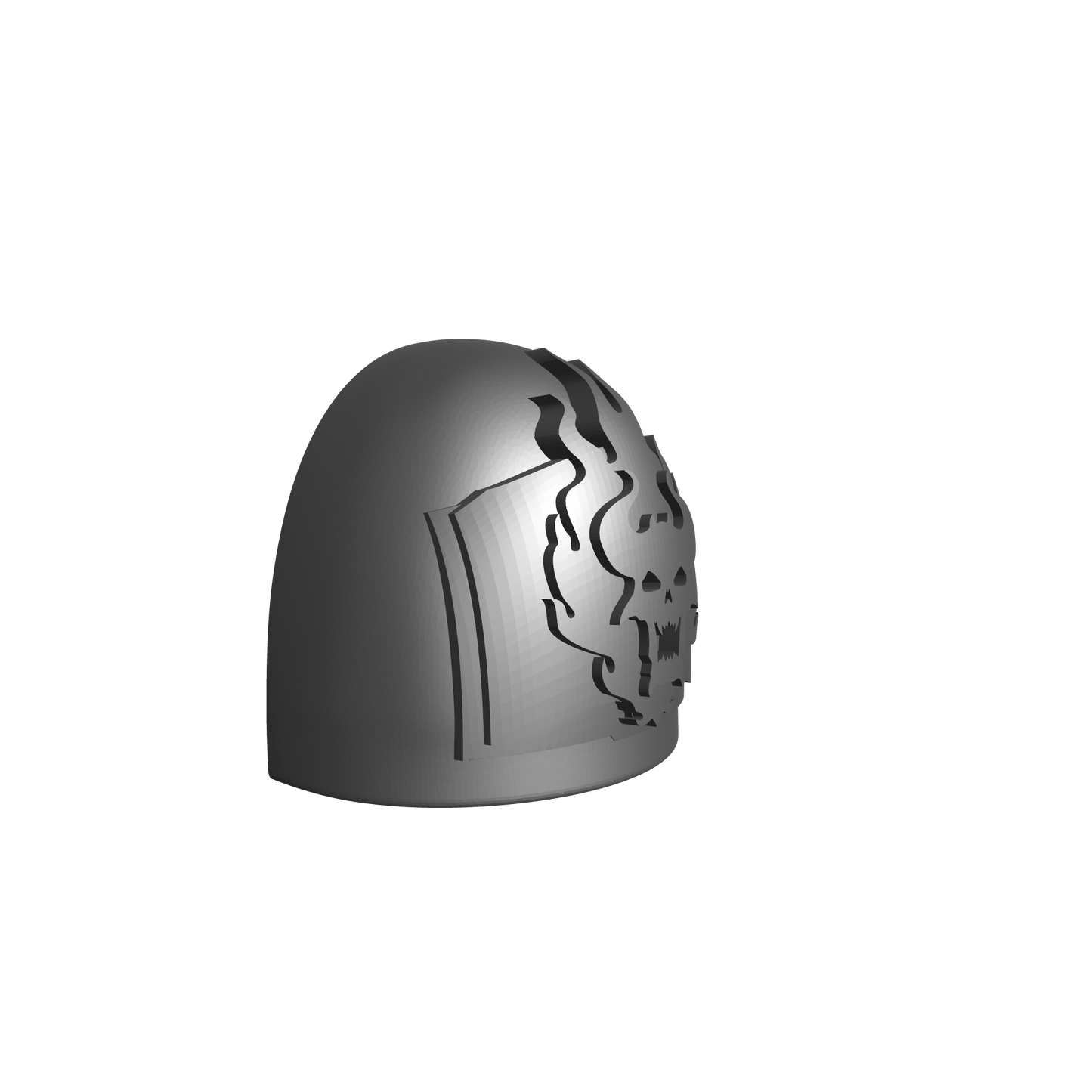 Word Bearers Legion MKVI Shoulder Pad 02 Pre for JoyToy Traitor Marine Action Figures Custom 1:18th Scale Pauldron