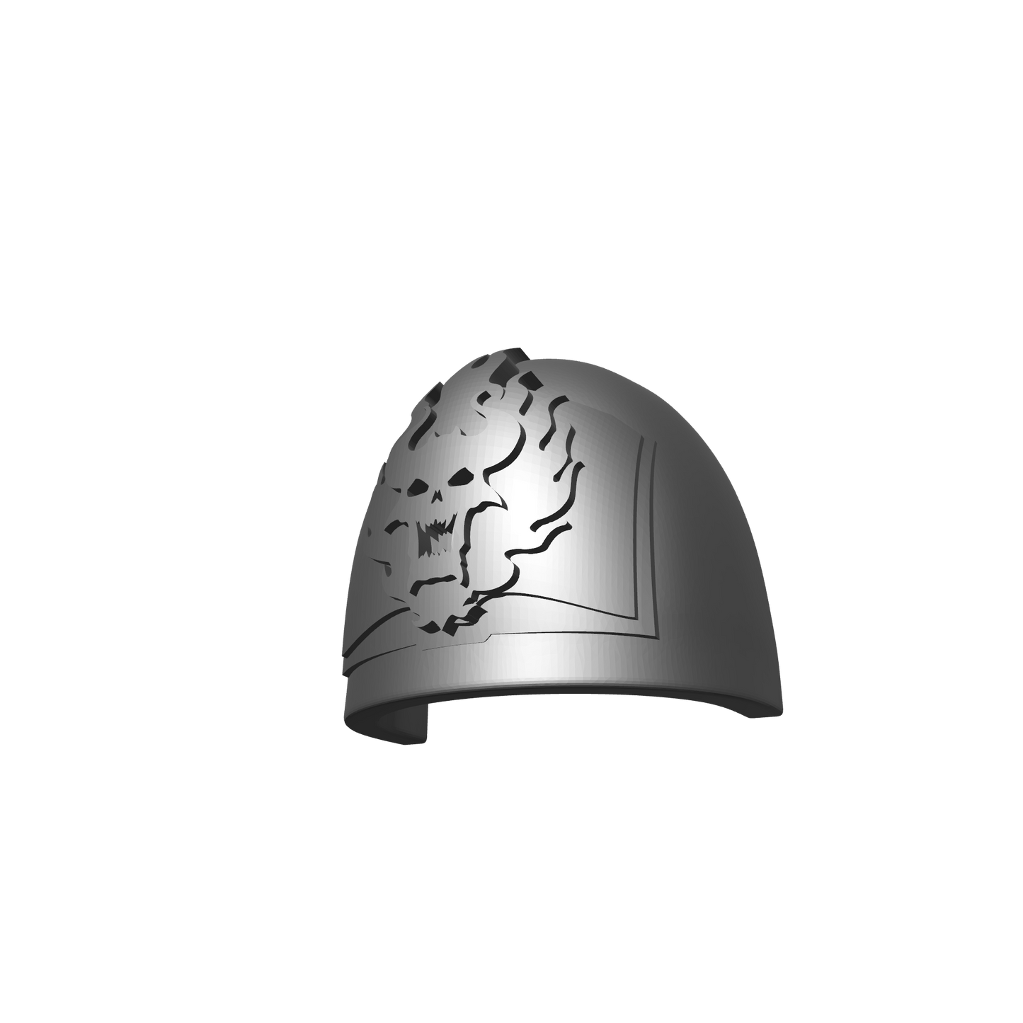 Word Bearers Legion MKVI Shoulder Pad 02 Pre for JoyToy Traitor Marine Action Figures Custom 1:18th Scale Pauldron