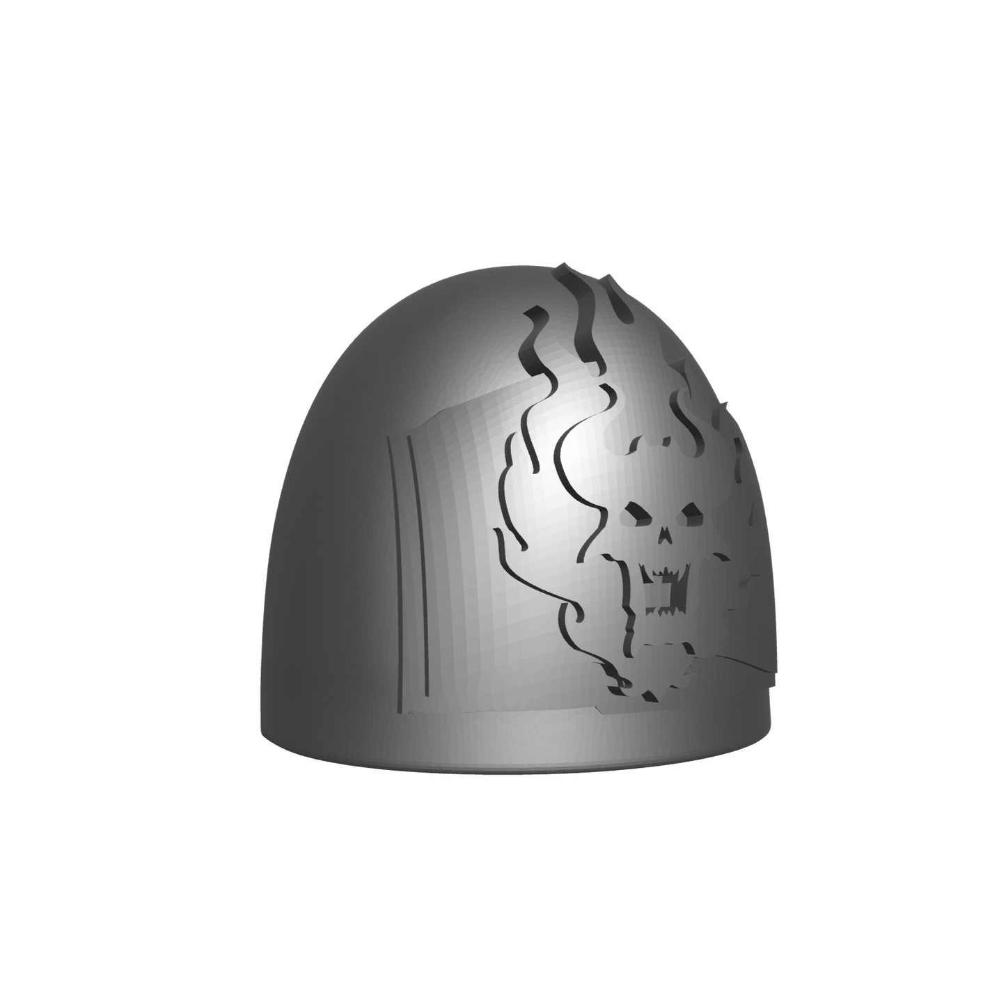 Word Bearers Legion MKVI Shoulder Pad 02 Pre for JoyToy Traitor Marine Action Figures Custom 1:18th Scale Pauldron