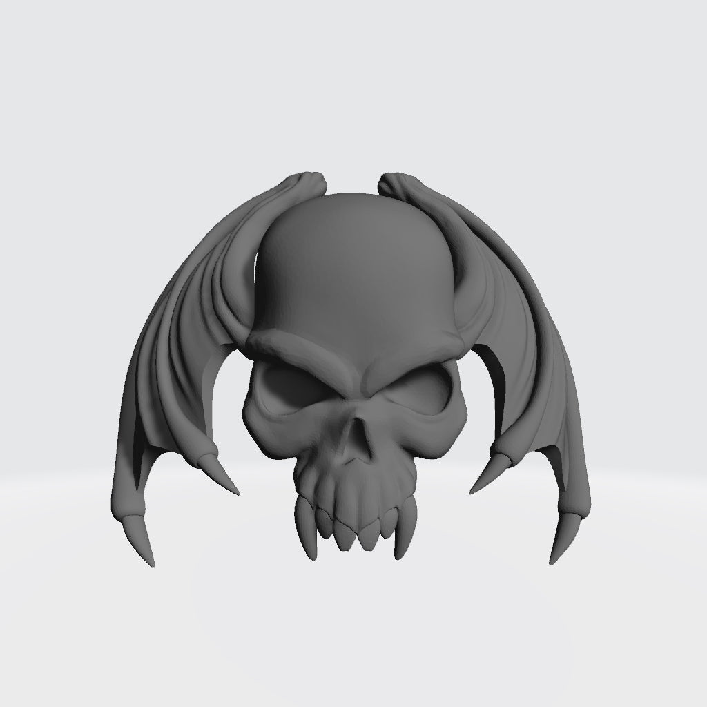 Custom Night Lords Shoulder Pad Decal: 3D Shoulder Pad decal compatible with JoyToy Space Marine 1:18th Scale Action Figures